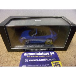 Porsche 911 - 992.2 Carrera GTS Cabrio Blue 2025 410064131 Minichamps