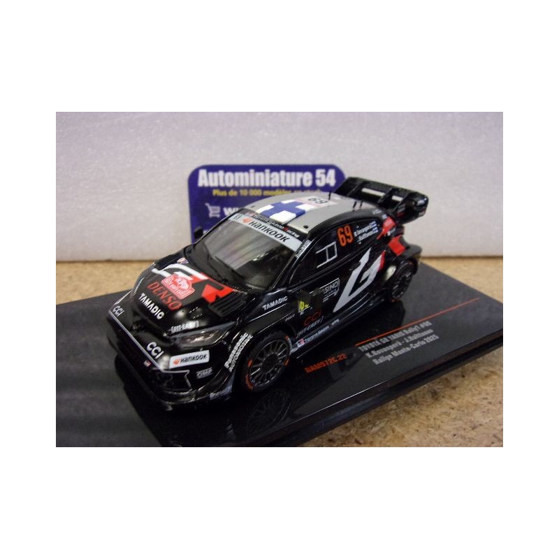 2025 Toyota GR Yaris Rally1 n°69 Rovanpera - Halttunen Monte Carlo RAM972C Ixo Model