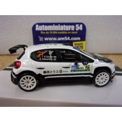 2024 Citroen C3 Rally2 "Initial D Livery " n°21 Gryazin - Aleksandrov  1st Winner Japan RAM970 Ixo Model