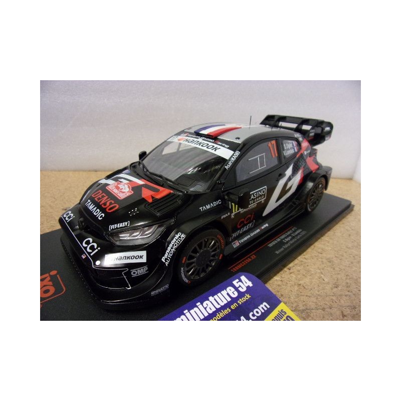 2025 Toyota GR Yaris Rally1 n°17 Ogier - Landais 1st Winner Monte Carlo 18RMC229A Ixo Models