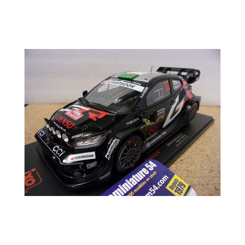 2025 Toyota GR Yaris Rally1 n°33 Evans - Martin Monte Carlo 18RMC229B Ixo Models