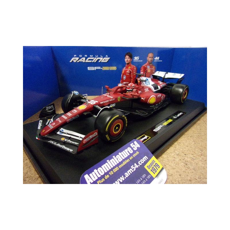 2025 Ferrari F1 SF-25 n°16 Charles Leclerc GP 18-16816-16 Bburago Racing