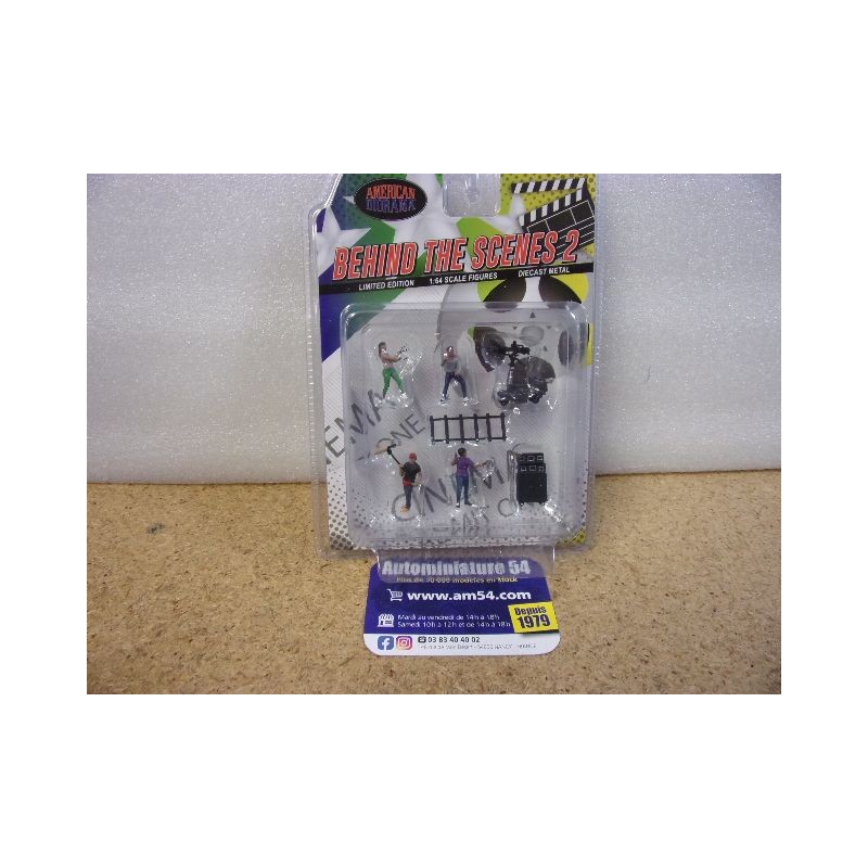 Behind the Scenes 2 ( 4 x Figurines + accessoires ) AD2428 American Diorama Echelle1-64
