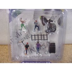 Behind the Scenes 2 ( 4 x Figurines + accessoires ) AD2428 American Diorama Echelle1-64