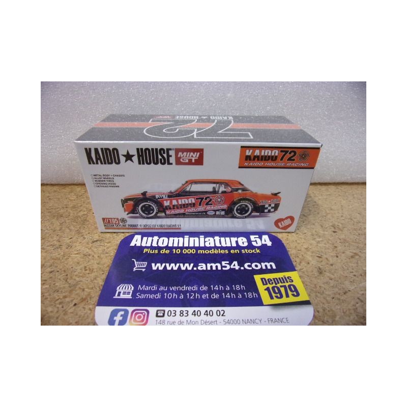 Nissan Skyline 2000 GT-R KPGC10 Kaido Racing V1 KHMG195 True Scale Miniatures MinGT
