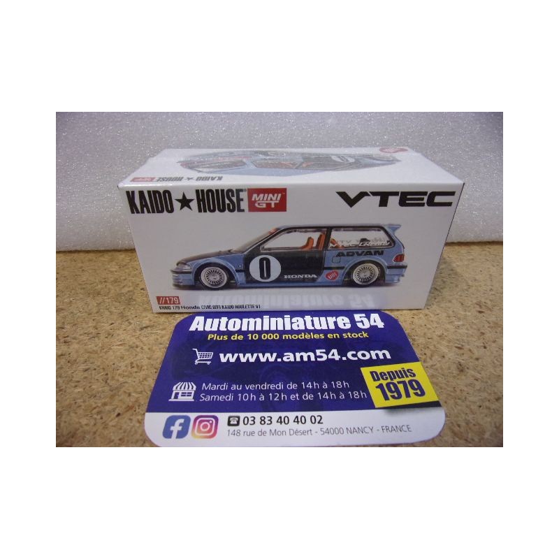 Honda Civic (EF) Kaido Roulette V1 KHMG179 True Scale Miniatures MinGT