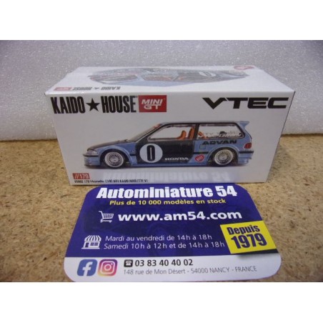 Honda Civic (EF) Kaido Roulette V1 KHMG179 True Scale Miniatures MinGT