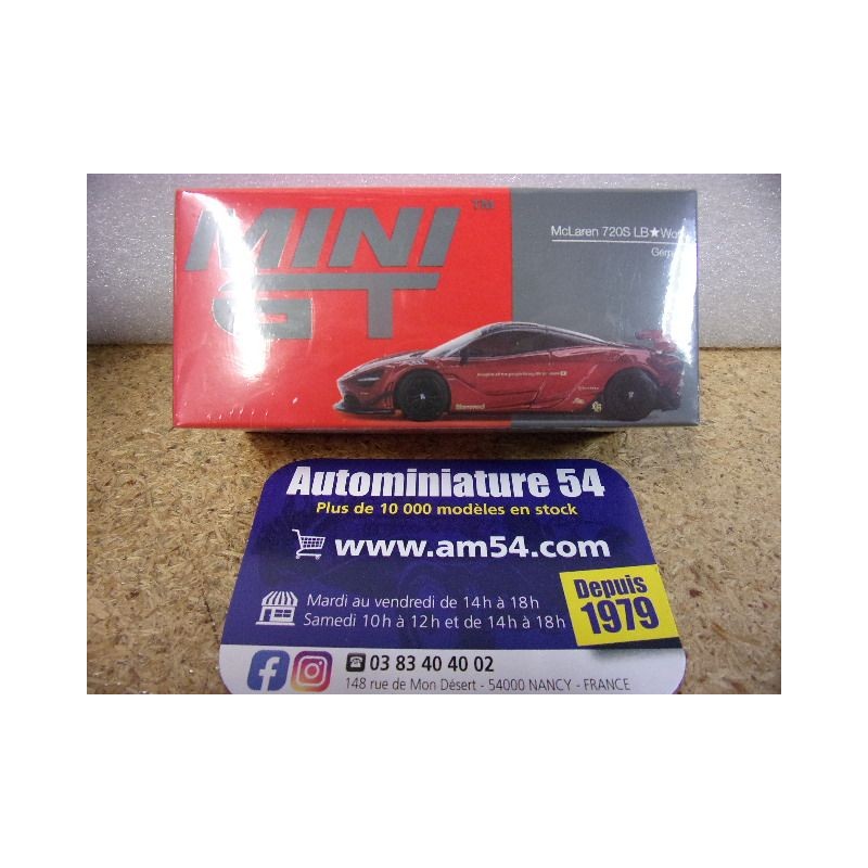 McLaren 720S LB Works Gem Red MGT00828 Mini GT
