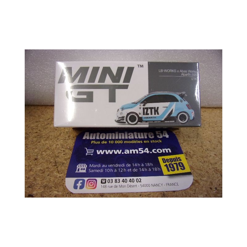 Fiat Abarth 595 x Abas Works LB Works IZTK MGT01051 True Scale Models Mini GT