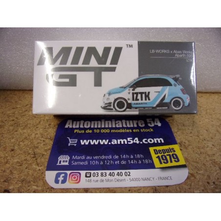 Fiat Abarth 595 x Abas Works LB Works IZTK MGT01051 True Scale Models Mini GT