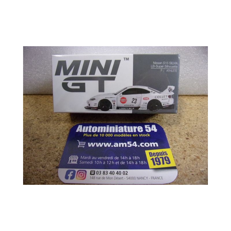 Nissan LB Super Silhouette S15 Silvia LB Super Silouette LBWK Athlete MGT01054 True Scale Models Mini GT
