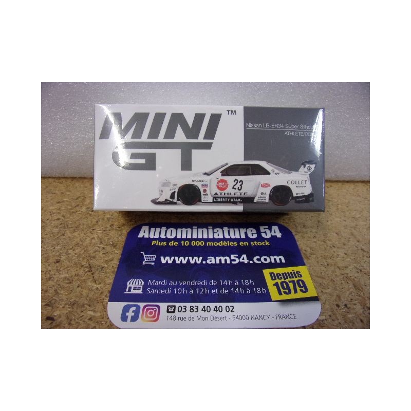 Nissan LB Works Skyline GT-R R34 Super Silhouette Athlete MGT01059 True Scale Models Mini GT