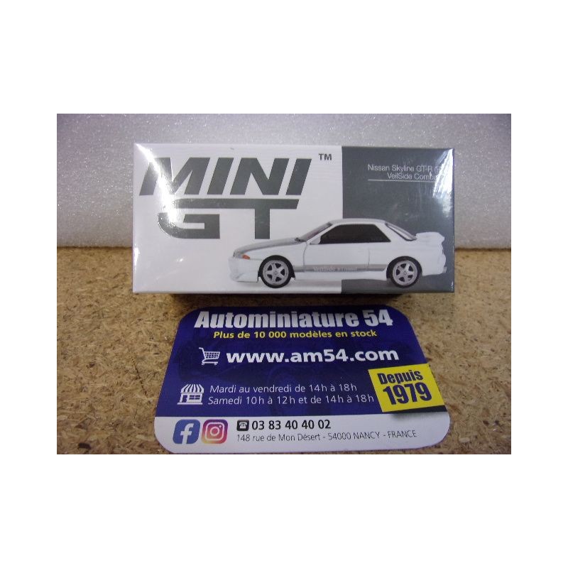 Nissan Skyline GT-R R32 Veilside Combat Combat White MGT01066 True Scale Models Mini GT