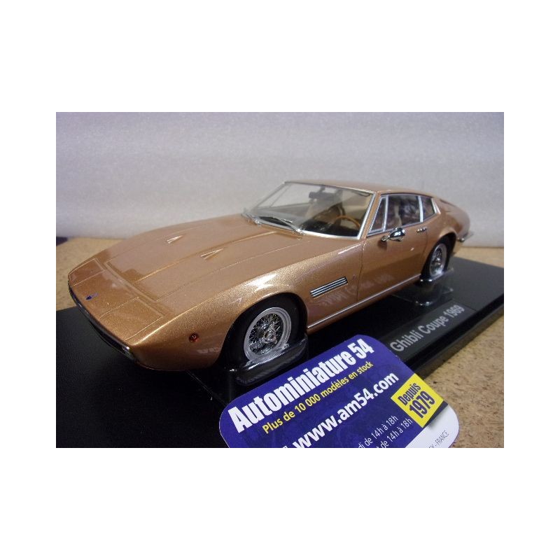 Maserati Ghibli Coupe Gold 1969 KKDC181274 KK Scale Models
