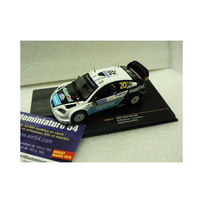 2008 Ford Focus WRC n°20 Rantanen Finlan RAM338 Ixo Models