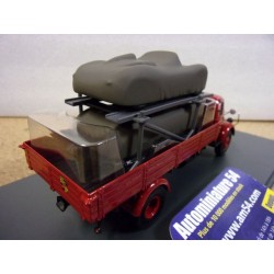 Mercedes Benz L3500 + 2 " Porsche bachées " 450723600 Schuco