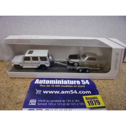Mercedes Benz G Klasse + 450 SLC 1/87 87U00068 Schuco