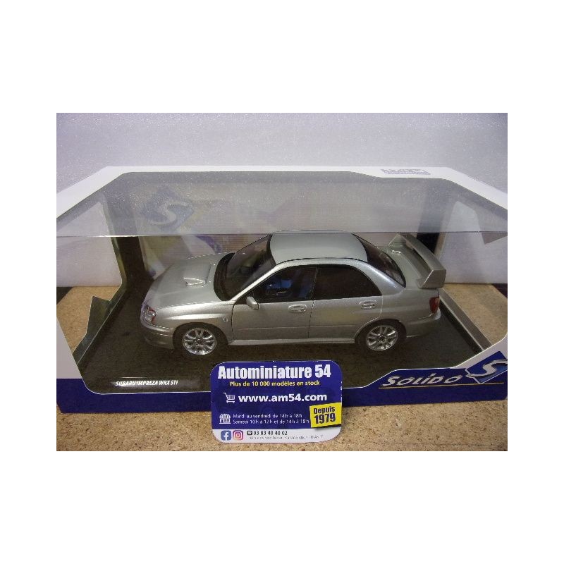 Subaru Impreza WRX STi Silver Effect 2004 S1812303 Solido