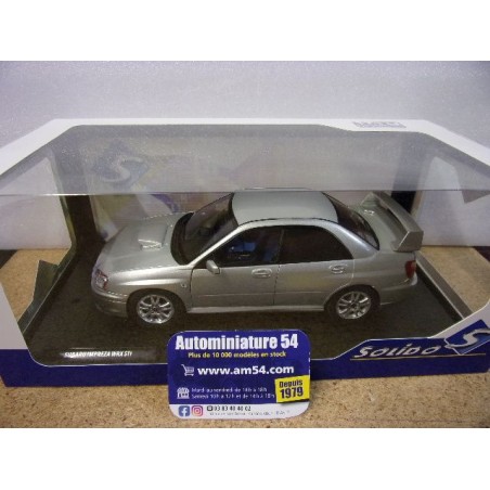 Subaru Impreza WRX STi Silver Effect 2004 S1812303 Solido