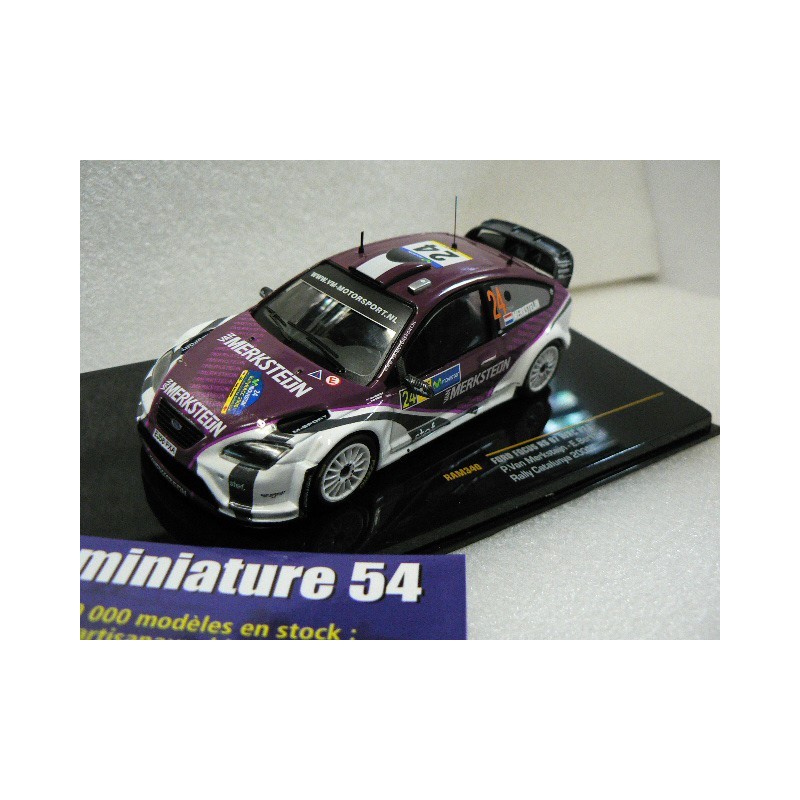 2008 Ford Focus RS07 n°24 Van Merksteijn Catalunya RAM340 Ixo Models