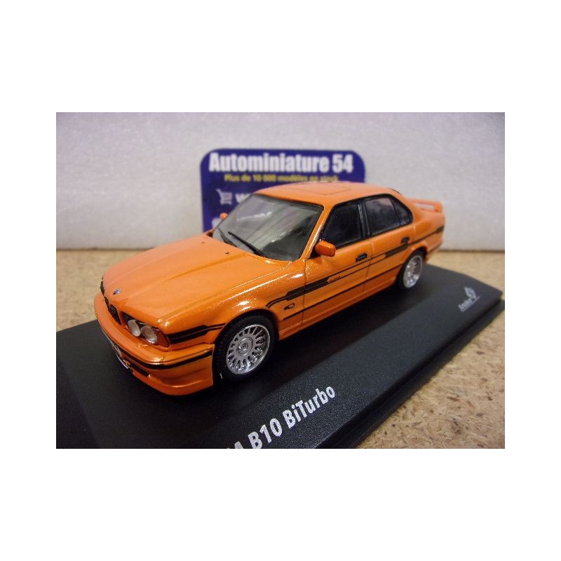 Alpina B10 BMW E34 Orange Black 1994 S4310407 Solido