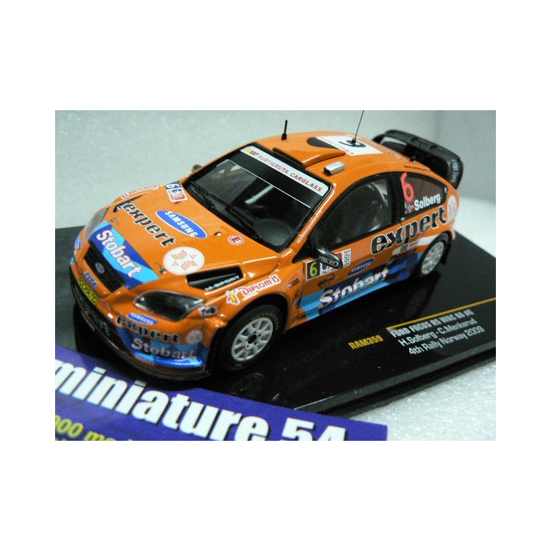 2009 Ford Focus WRC n°6 Solberg Norway RAM359 Ixo Models