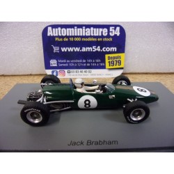 1966 Brabham BT18 Honda n°8 Jack Brabham 1st Winner Pau F2 GP F2004 Spark Model