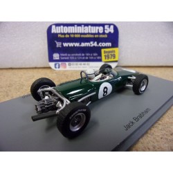 1966 Brabham BT18 Honda n°8 Jack Brabham 1st Winner Pau F2 GP F2004 Spark Model