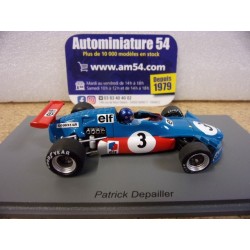 1972 Elf 2 n°3 Patrick Depailler Deutschland Trophy F2 F2008 Spark Model