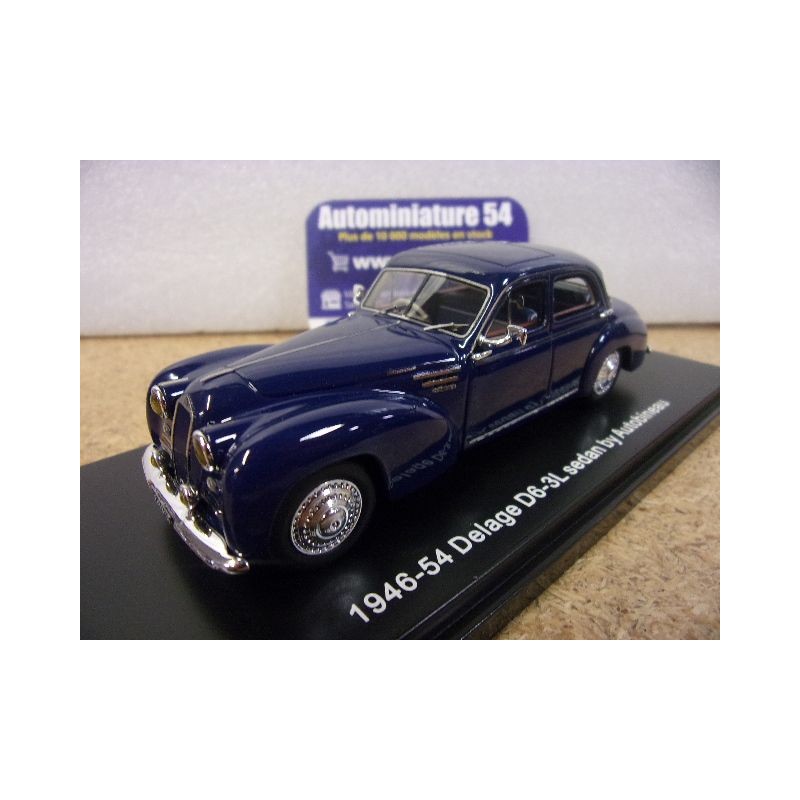 Delage D6 3l Sedan Autobineau Blue EMEU43029A Esval Models
