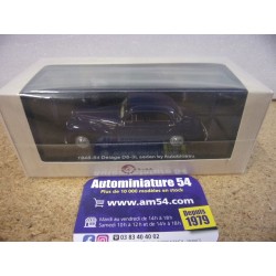 Delage D6 3l Sedan Autobineau Blue EMEU43029A Esval Models