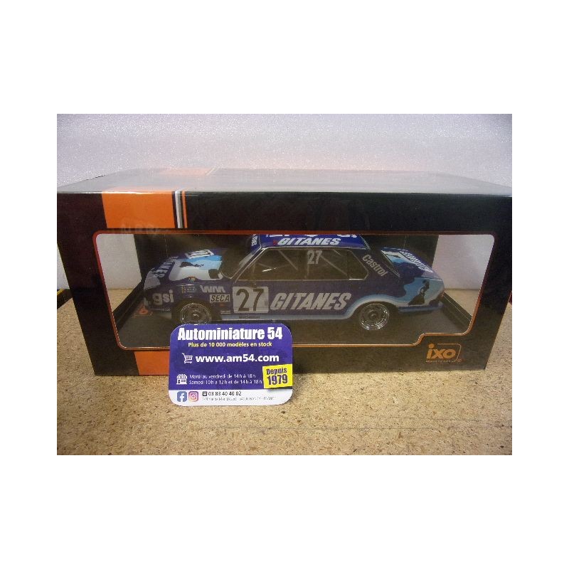 1982 BMW 528i E28 Bastos n°27 Cudini - Regout - Peltier 24 Heures SPA 18RMC183B Ixo Models