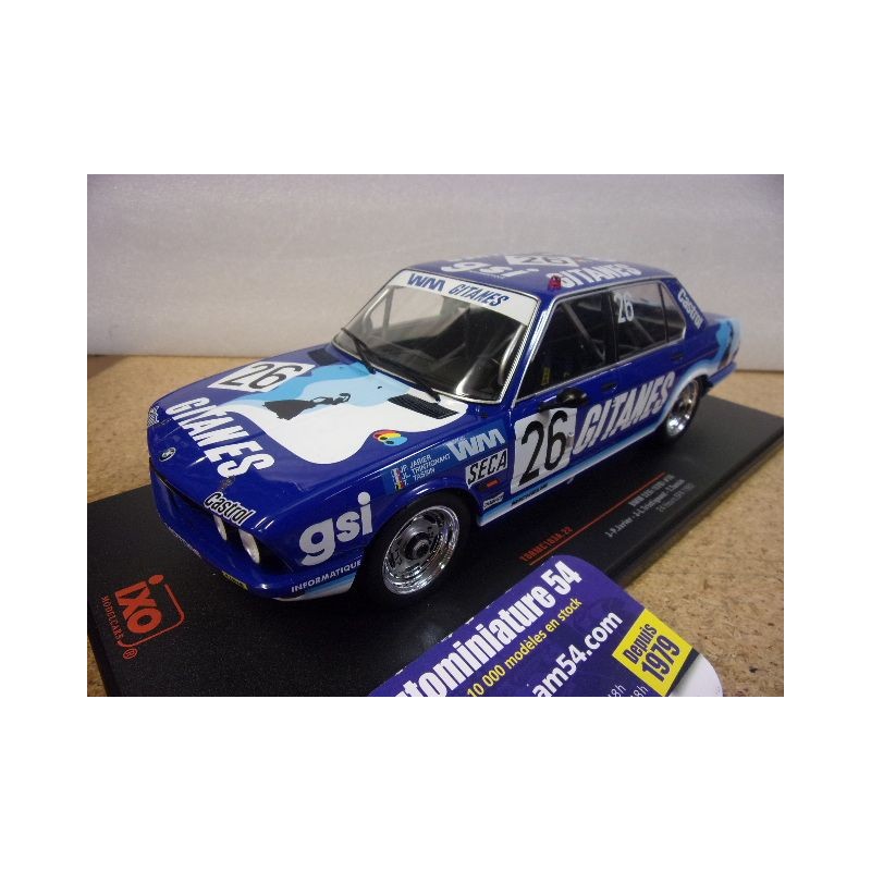 1982 BMW 528i E28 Bastos n°26 Jarier - Trintignant - Tassin 24 Heures SPA 18RMC183A Ixo Models