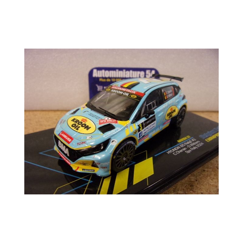 2024 Hyundai i20 N Rally2 n°3 Cherain - Withers Spa Rally BRC Champion RAM964 Ixo Models
