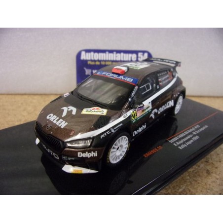 2024 Skoda Fabia Rally2 n°22 Kajetanowicz Japan Rally RAM969 Ixo Models