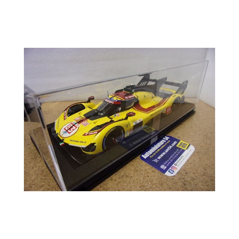 2025 Ferrari 499P AF Corse n°83 Kubica - Ye - Hanson 1st Winner Le Mans LS18LM053 Look Smart