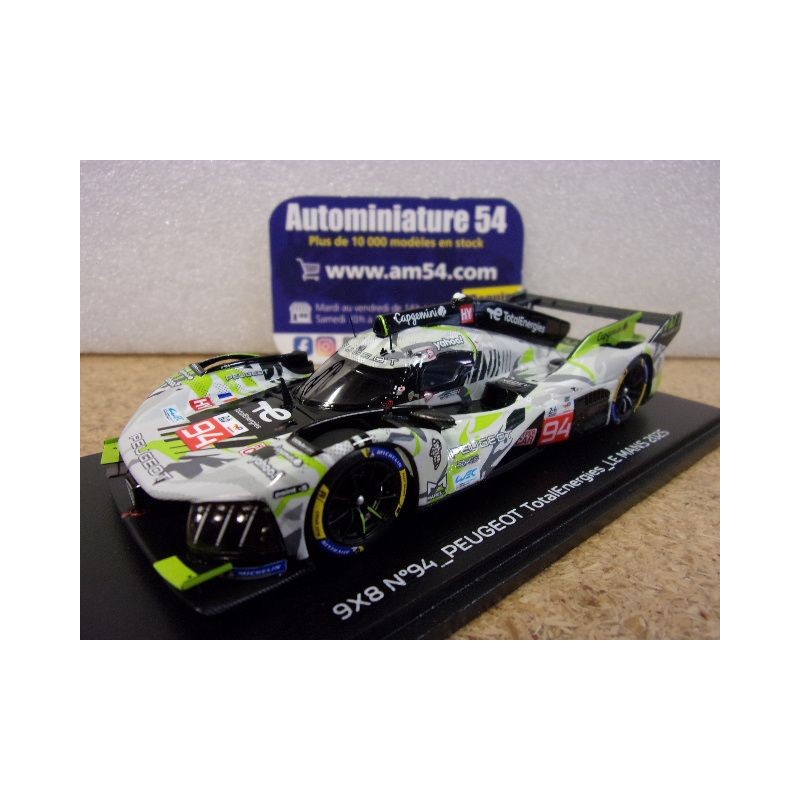 2025 Peugeot 9X8 n°94 Duval - Jakobsen - Vandoorne Le Mans S9268 Spark Model