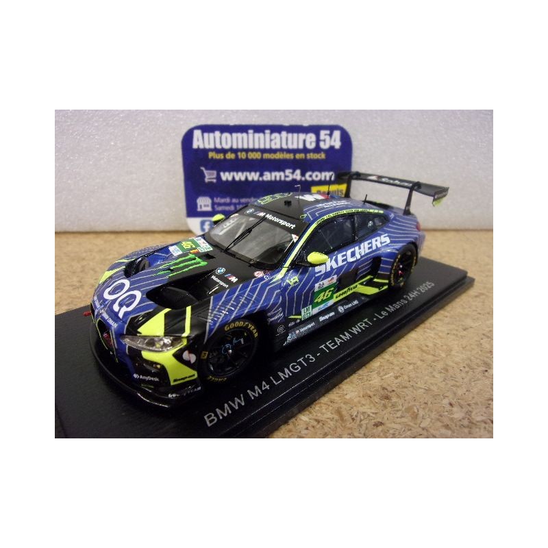 2025 BMW M4 GT3 Team WRT n°46 Rossi - Al Harty - Van der Linde GT3 Le Mans S9294 Spark Model