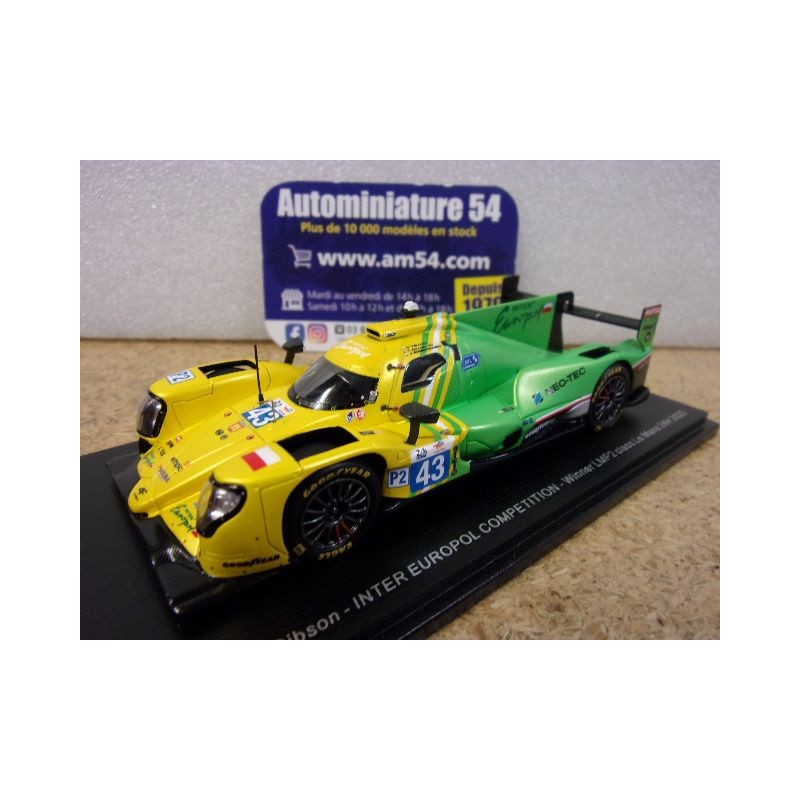 2025 Oreca 07 Gibson Inter Europol n°34 Smiechowski - Dillmann - Yelloly 1st winner LMP2 Le Mans S9284 Spark Model