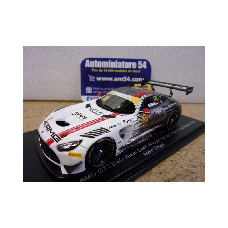 2024 Mercedes AMG GT3 Evo N°130 Engel 1st Winner World Cup Macau 43MC24 Spark Model