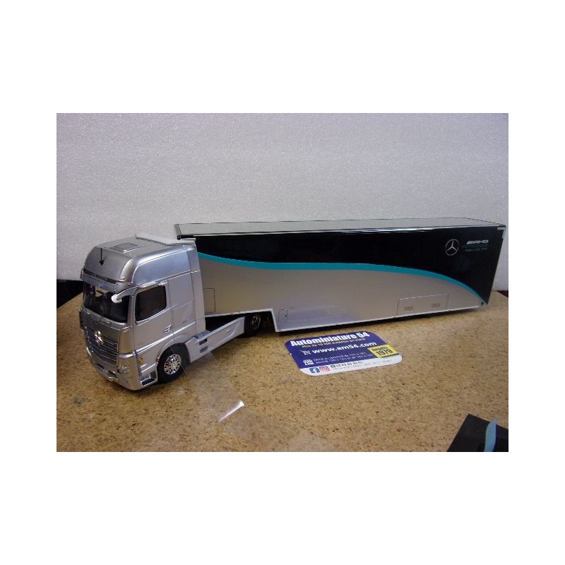 2023 Mercedes Benz Actros Transporteur AMG Petronas F1 Team S8599 Spark Model