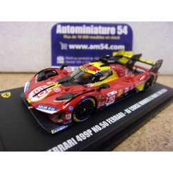2024 Ferrari 499P AF Corse n°50 Fuoco - Nielsen - Nielsen 1st Winner Le Mans LS64002LM Look Smart 1/64