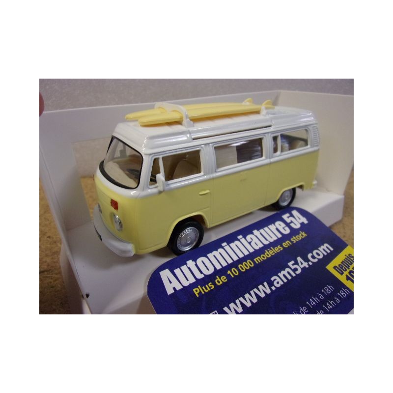 Volkswagen combi T2b Camper surf  White - Yellow 841109 Norev  Jet Car