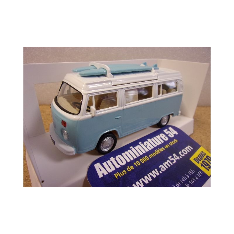 Volkswagen combi T2b Camper surf White - Blue 841108 Norev  Jet Car