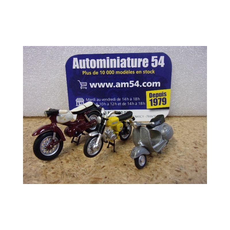 Set Kreidler Florett - Simson S51 - Vespa 1/43 Moto 450729900 Schuco