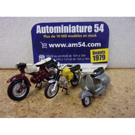 Set Kreidler Florett - Simson S51 - Vespa 1/43 Moto 450729900 Schuco