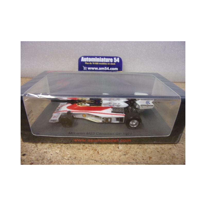 1977 McLaren M23 n°30 Brett Lunger Canadian GP S5746 Spark Model