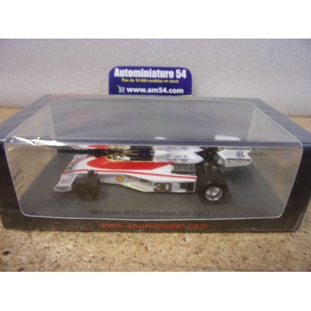 1977 McLaren M23 n°30 Brett Lunger Canadian GP S5746 Spark Model