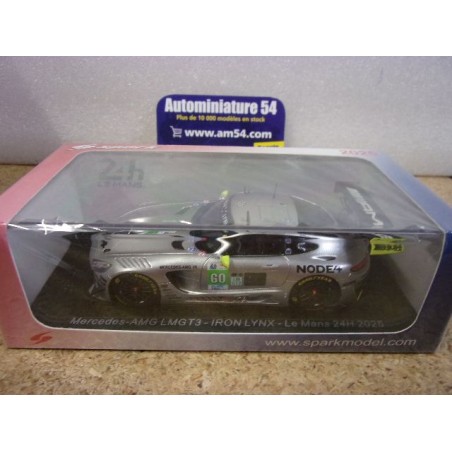 2025 Mercedes Benz AMG LMGT3 n°60 Gilbert - Hanafin - Rueda Le Mans S9296 Spark Model