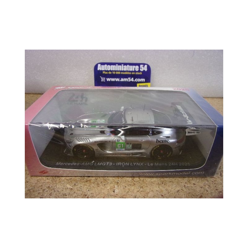 2025 Mercedes Benz AMG LMGT3 n°61 Berry - Hodenius - Martin Le Mans S9297 Spark Model
